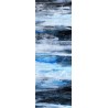 Arte moderno, Abstractos verticales azules decoración pared Cuadros Abstractos Pintura Abstracta venta online